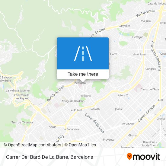 Carrer Del Baró De La Barre map