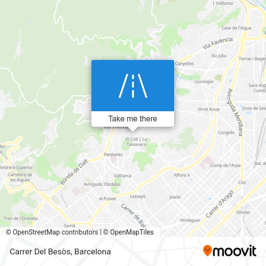 Carrer Del Besòs map