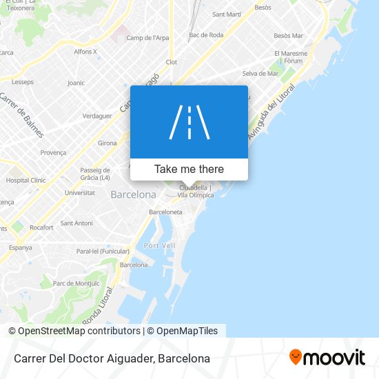 Carrer Del Doctor Aiguader map