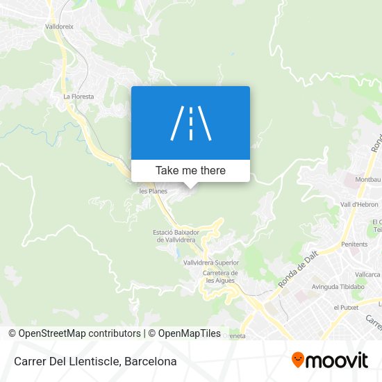 Carrer Del Llentiscle map