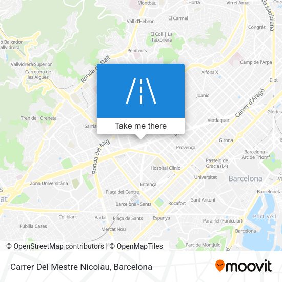 Carrer Del Mestre Nicolau map