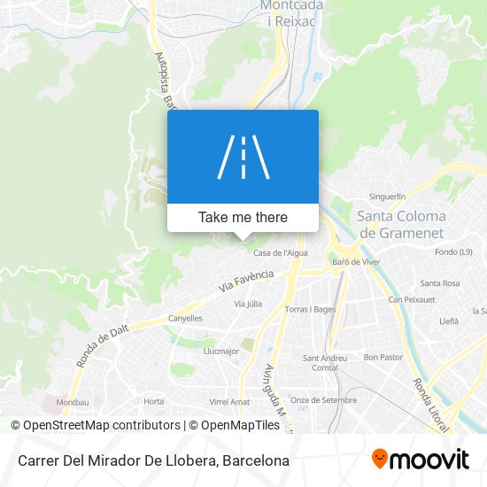 Carrer Del Mirador De Llobera map