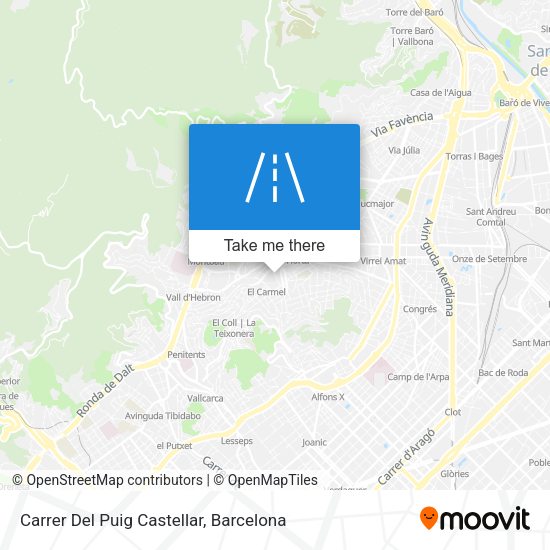 Carrer Del Puig Castellar map