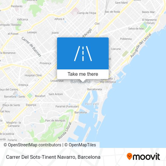 Carrer Del Sots-Tinent Navarro map