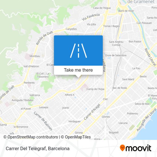 Carrer Del Telègraf map
