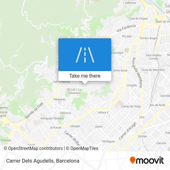 Carrer Dels Agudells map