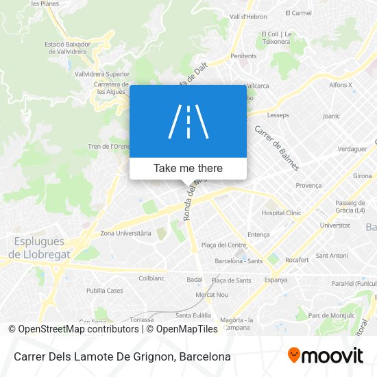 Carrer Dels Lamote De Grignon map