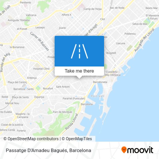 Passatge D'Amadeu Bagués map