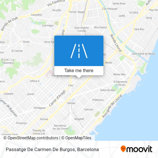 Passatge De Carmen De Burgos map