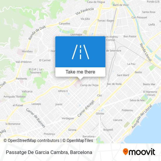 Passatge De Garcia Cambra map