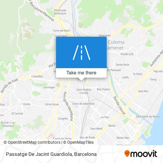 mapa Passatge De Jacint Guardiola