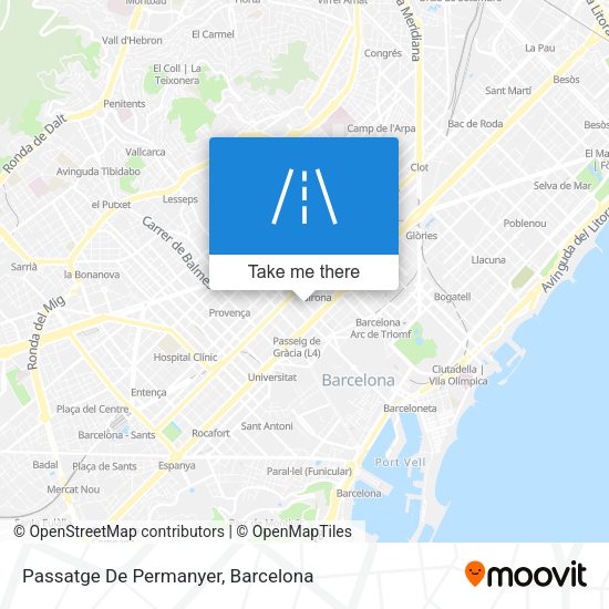 Passatge De Permanyer map