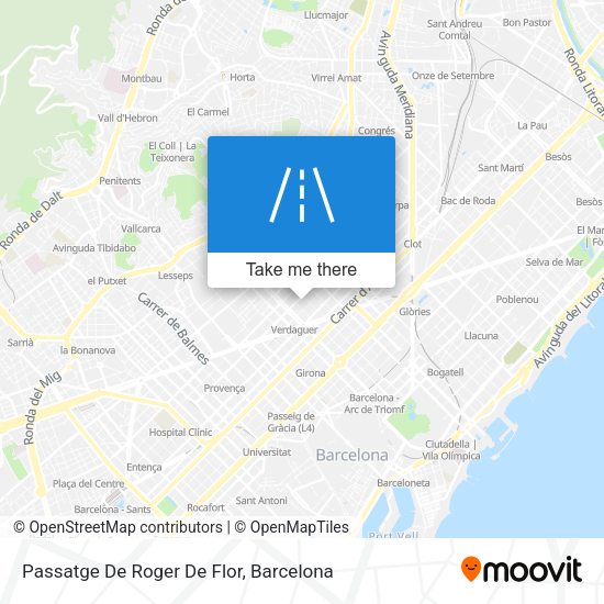 Passatge De Roger De Flor map