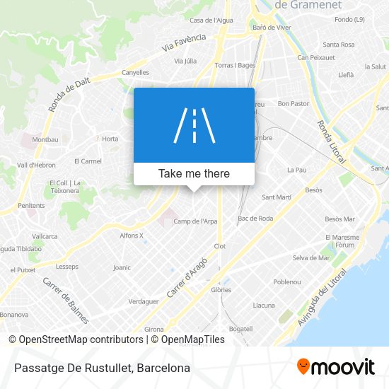 Passatge De Rustullet map