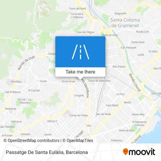Passatge De Santa Eulàlia map