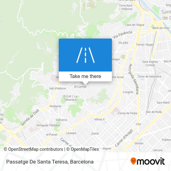 Passatge De Santa Teresa map