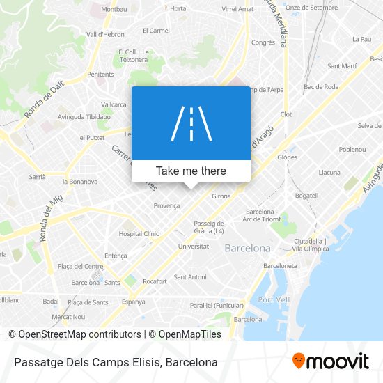 Passatge Dels Camps Elisis map