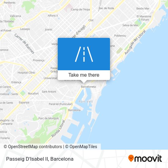 Passeig D'Isabel II map