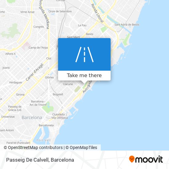 Passeig De Calvell map