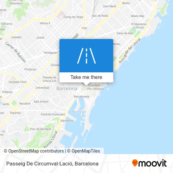 Passeig De Circumval·Lació map