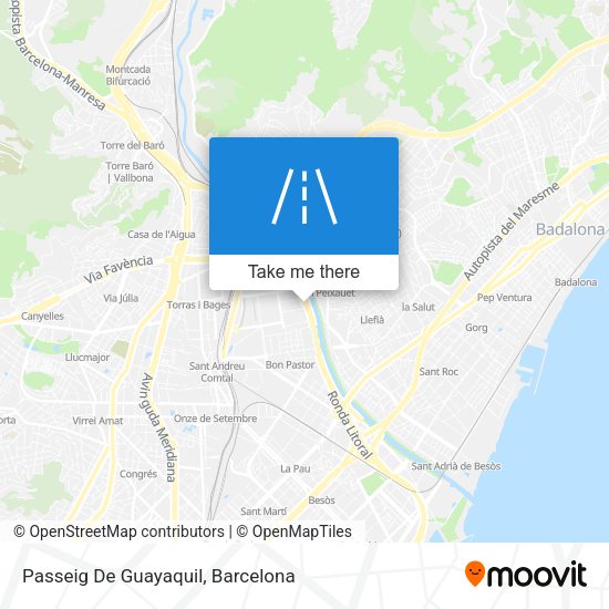 Passeig De Guayaquil map