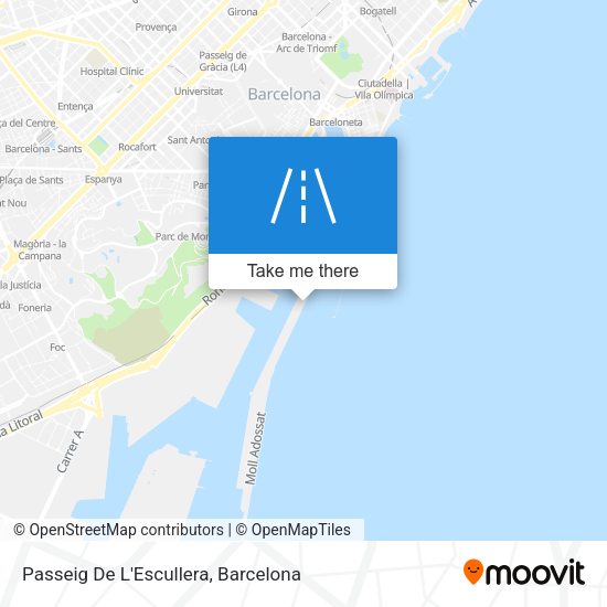 Passeig De L'Escullera map