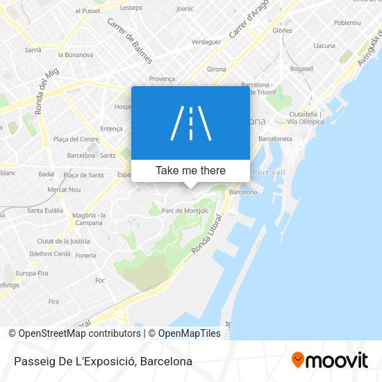Passeig De L'Exposició map