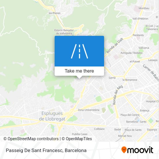 Passeig De Sant Francesc map