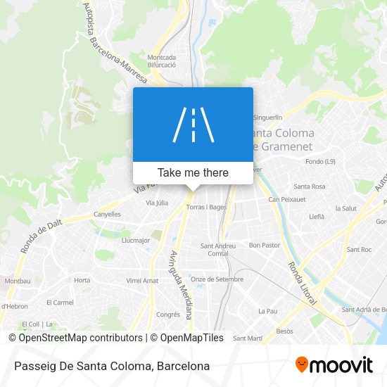 Passeig De Santa Coloma map