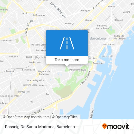 Passeig De Santa Madrona map