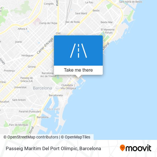 Passeig Marítim Del Port Olímpic map