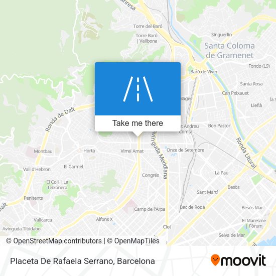 Placeta De Rafaela Serrano map