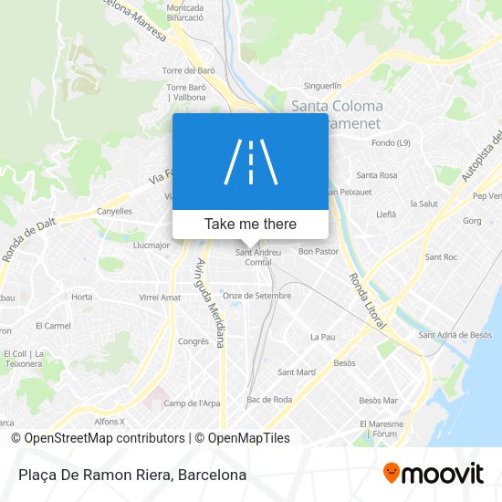 Plaça De Ramon Riera map