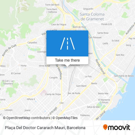 Plaça Del Doctor Cararach Mauri map