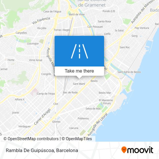 Rambla De Guipúscoa map