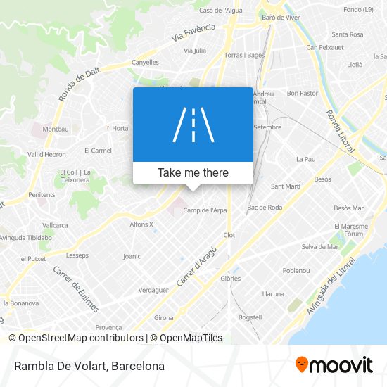 Rambla De Volart map