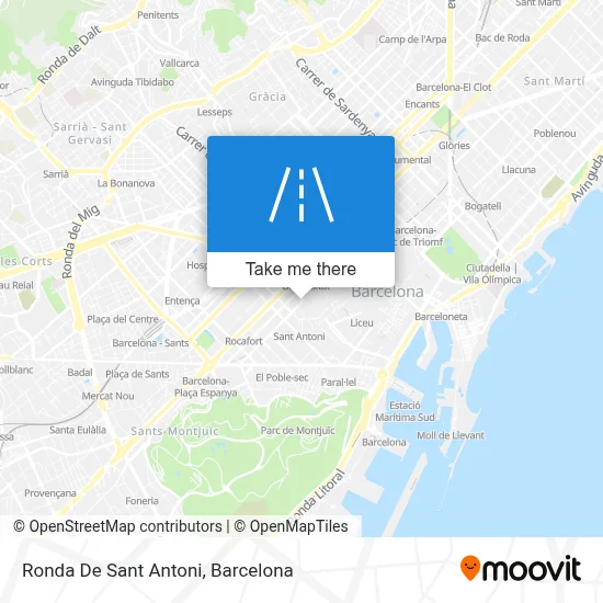 Ronda De Sant Antoni map