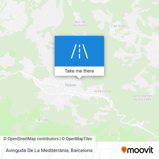 Avinguda De La Mediterrània map