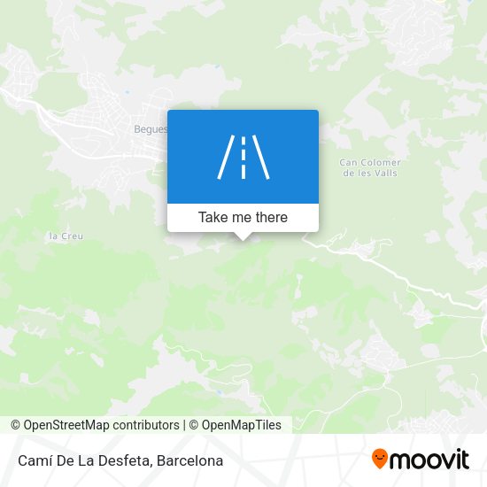 Camí De La Desfeta map