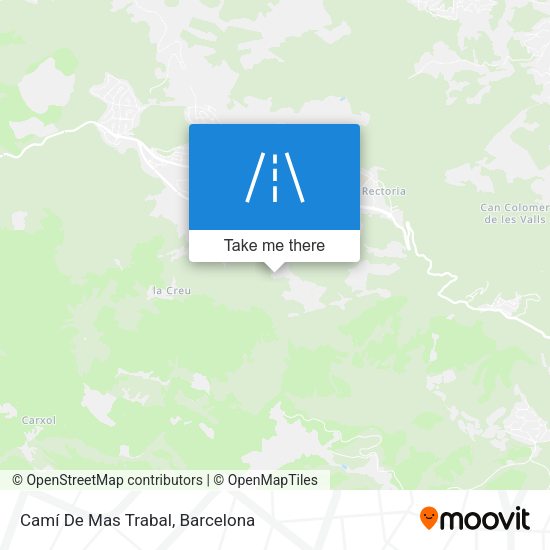 Camí De Mas Trabal map