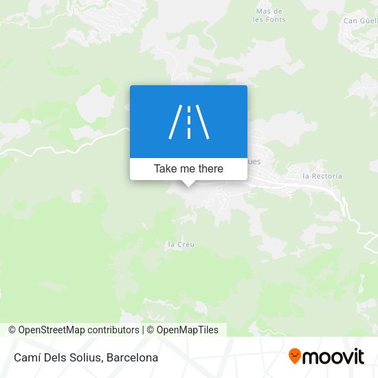 Camí Dels Solius map
