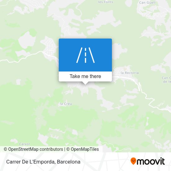 Carrer De L'Emporda map