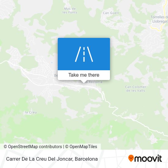Carrer De La Creu Del Joncar map