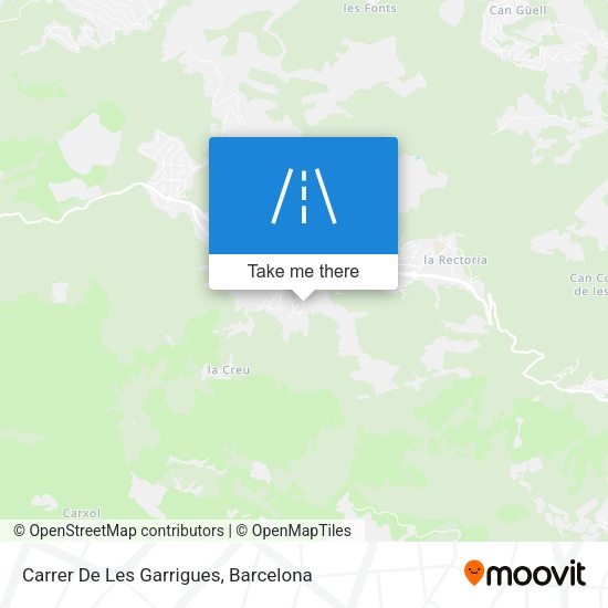 Carrer De Les Garrigues map