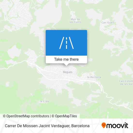 Carrer De Mossen Jacint Verdaguer map