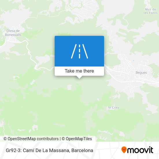 Gr92-3: Camí De La Massana map