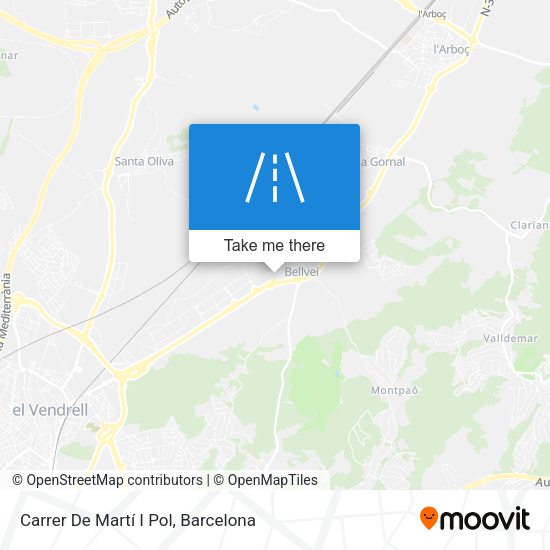 Carrer De Martí I Pol map
