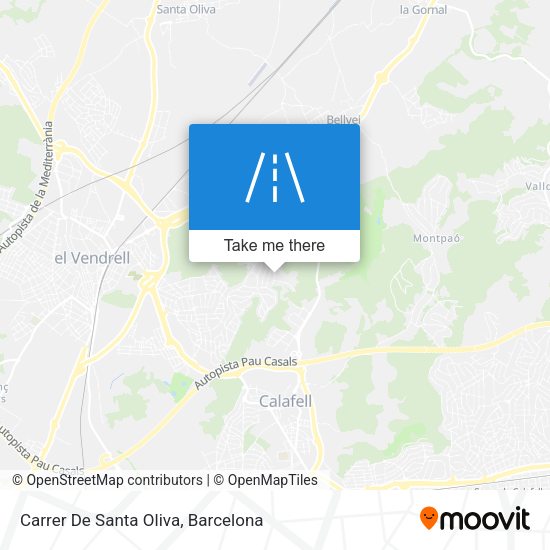 Carrer De Santa Oliva map