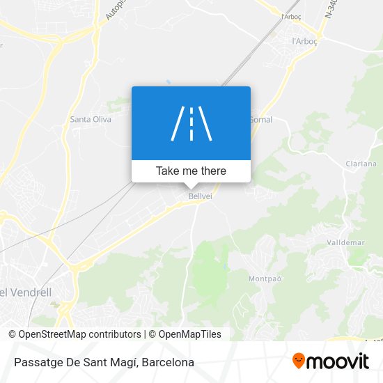 Passatge De Sant Magí map