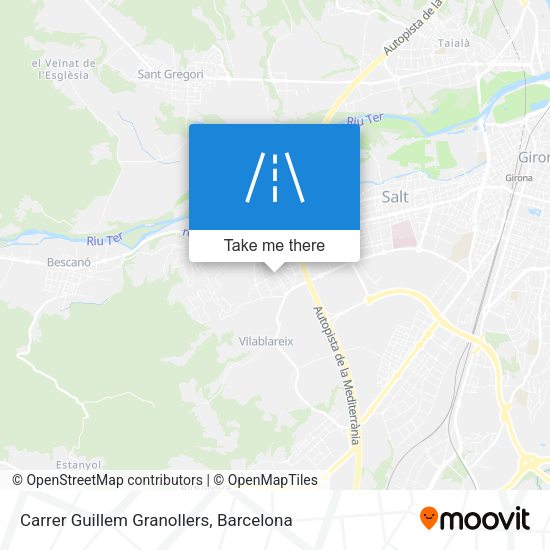 Carrer Guillem Granollers map